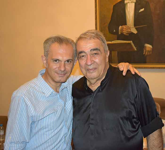 С журналистом, главредом журнала "Армения туристическая" Рубеном Пашиняном.